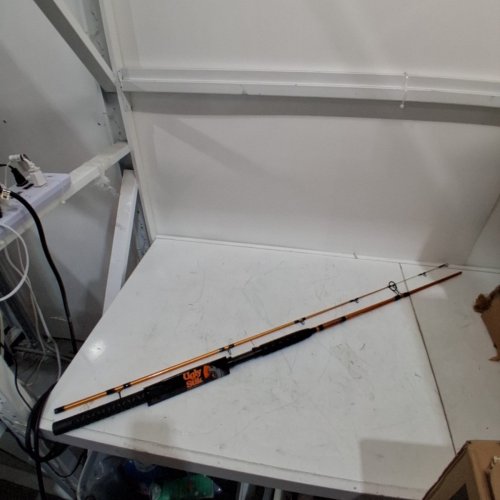 2pc UGLY STIK CATFISH SPECIAL CASTING ROD - 9FT MEDIUM/HEAVY 15-40LBS 1-4OZ - BLACK/ORANGE - (MODEL: USCACATSPEC902MH) image 2