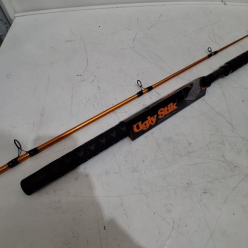 2pc UGLY STIK CATFISH SPECIAL CASTING ROD - 9FT MEDIUM/HEAVY 15-40LBS 1-4OZ - BLACK/ORANGE - (MODEL: USCACATSPEC902MH) image 3