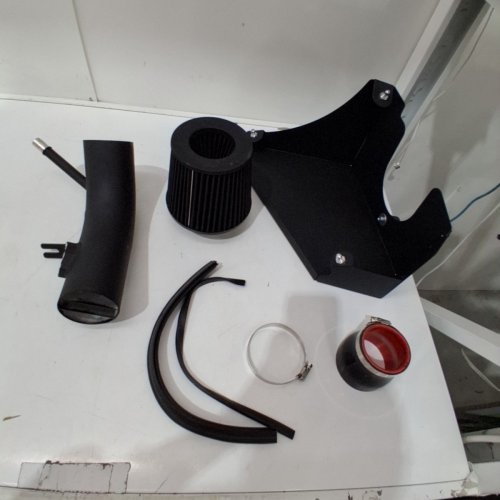 COLD AIR INTAKE KIT WITH HIGH FLOW AIR FILTER - FITS CADILLAC 2013-19 - BLACK (MODEL: RP-A013-BK) image 3