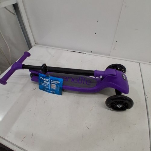 SERENELIFE KIDS 3-WHEEL SCOOTER - PURPLE image 3