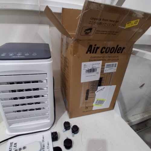 PORTABLE AIR CONDITIONER COOLER FAN WITH REMOTE - 9.5L - WHITE (MODEL: BW-102YF) image 6