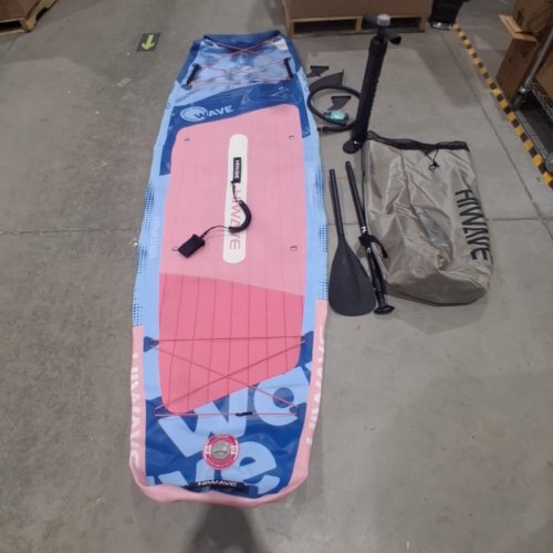 HIWAVE INFLATABLE TOURING PADDLE BOARD 11'6" X 35", EXTRA WIDE SUP WITH 450 LB CAPACITY image 2
