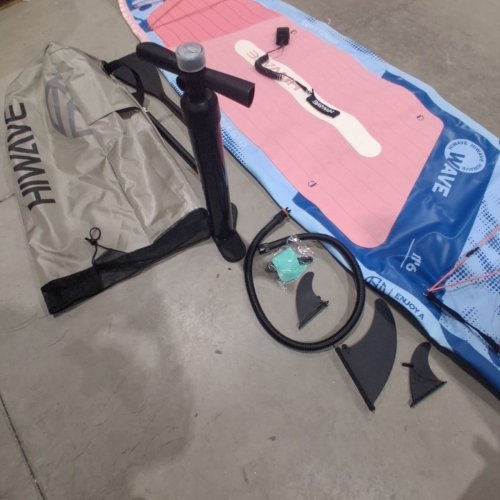 HIWAVE INFLATABLE TOURING PADDLE BOARD 11'6" X 35", EXTRA WIDE SUP WITH 450 LB CAPACITY image 3