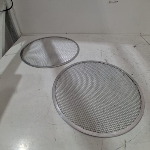 2PK UXCELL PIZZA SCREENS - 14" - SILVER image 2