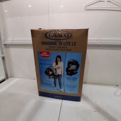 GRACO SNUGRIDE 35 LITE LX INFANT CAR SEAT - MAX WEIGHT 34LBS - BLACK/GREY (MODEL: 2119658) image 5