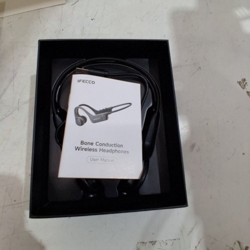 IFECCO BONE CONDUCTION WIRELESS HEADPHONES - BLACK (MODEL: X28) image 3