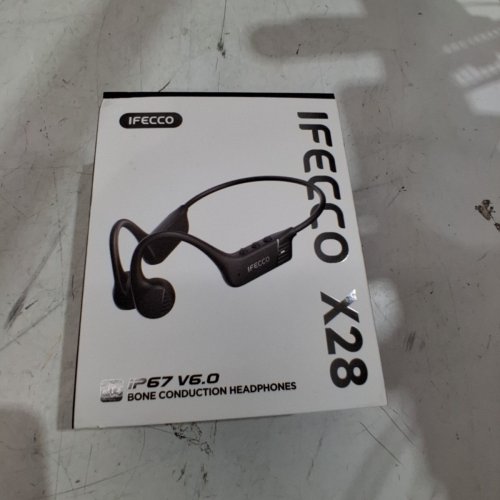 IFECCO BONE CONDUCTION WIRELESS HEADPHONES - BLACK (MODEL: X28) image 4
