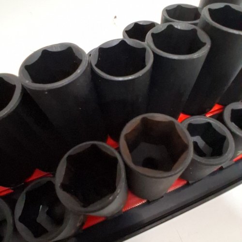 61PC TEKTON DRIVE IMPACT SOCKET SET AND RAIL- 3/8" - SHALLOW/SEMI-DEEP/DEEP image 3