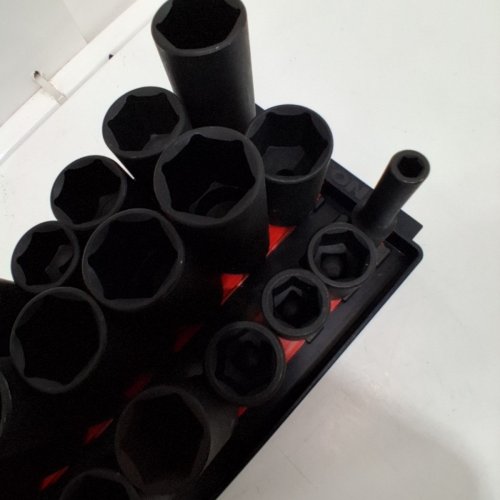 61PC TEKTON DRIVE IMPACT SOCKET SET AND RAIL- 3/8" - SHALLOW/SEMI-DEEP/DEEP image 5