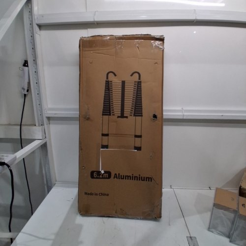 RIKADE TELESCOPIC EXTENSION LADDER WITH STABLE HOOK - 20FT - 330LBS CAP - SILVER (MODEL: XQ-GGT) image 4