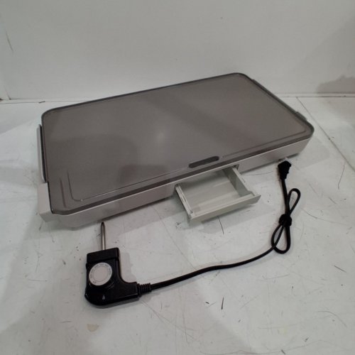 BELLA KITCHENWARE GRIDDLE WITH WARMING TRAY - 12" X 22" - GREY (MODEL: TXG-621) image 3