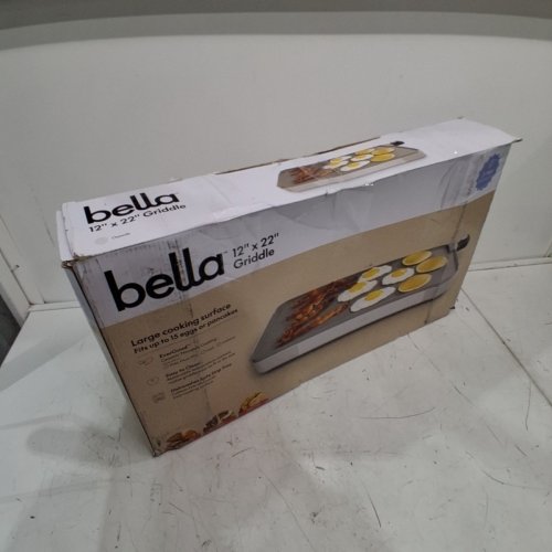 BELLA KITCHENWARE GRIDDLE WITH WARMING TRAY - 12" X 22" - GREY (MODEL: TXG-621) image 6