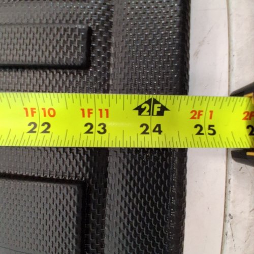 REAR CARGO MAT FOR SUV - 48" X 24" - BLACK image 7