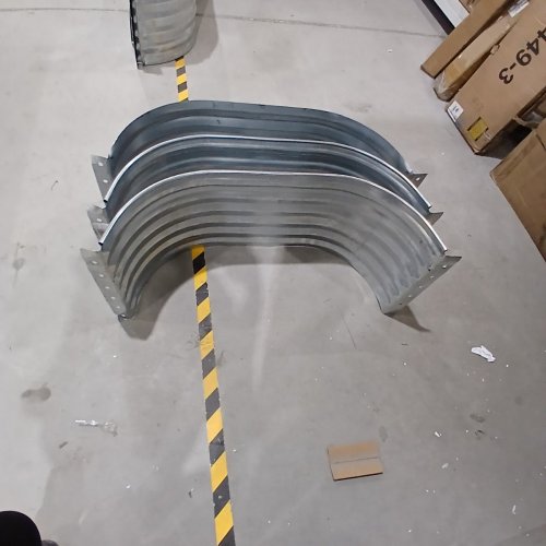 3PK STEEL STRAIGHT AREA WINDOW WELLS - 1FT 5" X 3FT 6" - SILVER STEEL image 5