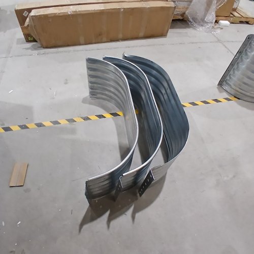 3PK STEEL STRAIGHT AREA WINDOW WELLS - 1FT 5" X 3FT 6" - SILVER STEEL image 6