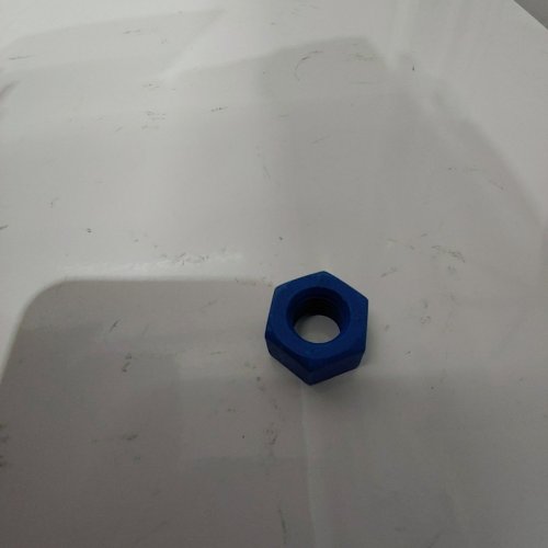~100PK HEAVY DUTY COATED HEX NUTS - 1" - BLUE image 4