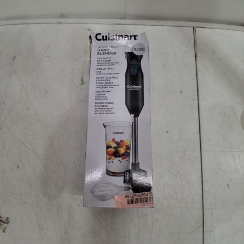 CUISINART QUICKPREP HAND BLENDER WITH WHISK ATTACHMENT - BLACK (MODEL: CHB-60BKC) image 6