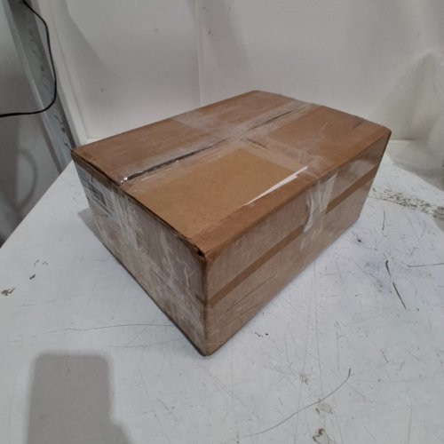 3 ASSORTED TELEFLORA GEOMETRIC CERAMIC PLANTERS WITH WOODEN STANDS - 5" - WHITE/BROWN (STYLE : 20N400) image 5