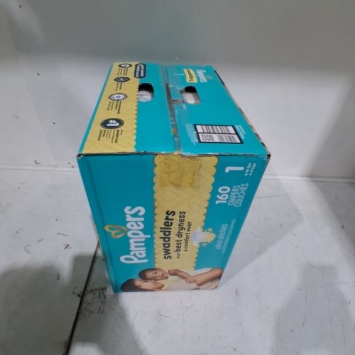 160PK PAMPERS SWADDLERS DIAPERS - SIZE 1 image 3