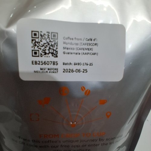 *EXPIRED* ETHICAL BEAN FAIR TRADE ORGANIC SUPERDARK FRENCH ROAST WHOLE COFFEE BEANS - 907G image 2