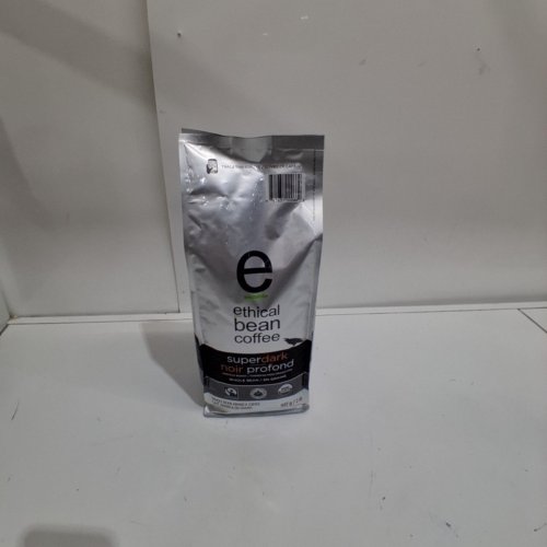 *EXPIRED* ETHICAL BEAN FAIR TRADE ORGANIC SUPERDARK FRENCH ROAST WHOLE COFFEE BEANS - 907G image 3