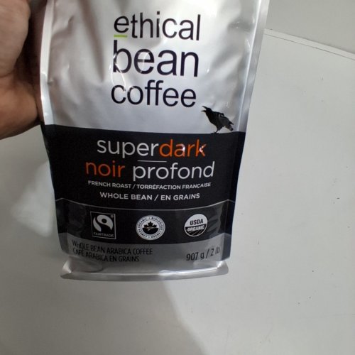*EXPIRED* ETHICAL BEAN FAIR TRADE ORGANIC SUPERDARK FRENCH ROAST WHOLE COFFEE BEANS - 907G image 4