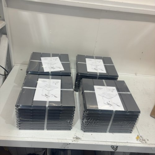 36PK GOOVILLA PLASTIC INTERLOCKING PATIO DECK TILES - 12" X 12" - BLACK (MODEL GV-DT36PDG) image 2