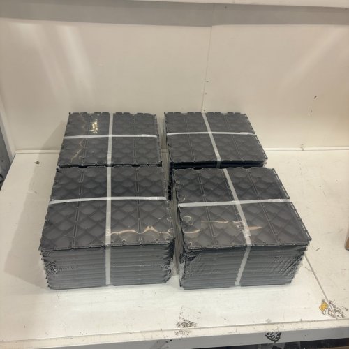 36PK GOOVILLA PLASTIC INTERLOCKING PATIO DECK TILES - 12" X 12" - BLACK (MODEL GV-DT36PDG) image 3