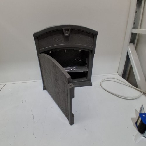 SUNCAST FARMHOUSE HOSE HANGER CABINET - 13-3/4" X 6-1/4" X 15-3/4" - STONEY (MODEL:FHH150) image 3