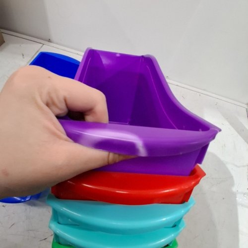 6PK STOREX LARGE BOOK BIN - 14'' - ASSORTED COLORS image 3