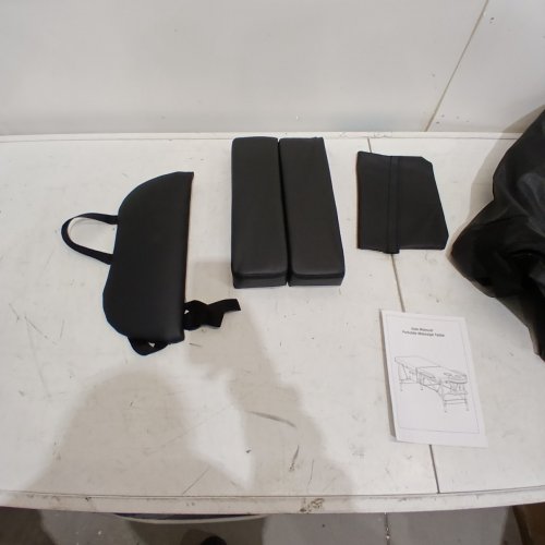 SALONITURE PORTABLE MASSAGE TABLE - BLACK (MODEL: 124-LAV) image 5