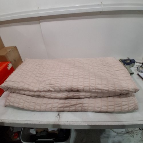 LIGHTWEIGHT RAISED TUFTED BLANKET - FULL - LIGHT PINK image 3
