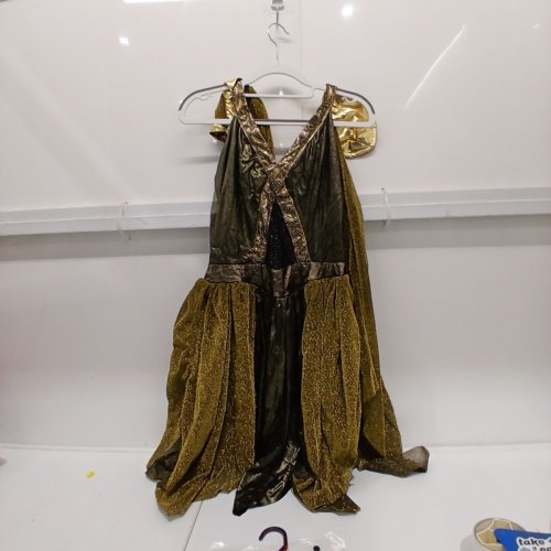 PARTYHOLIC ETHEREAL EMPRESS COSTUME DRESS - MEDIUM (8-10) - BLACK / GOLD image 2