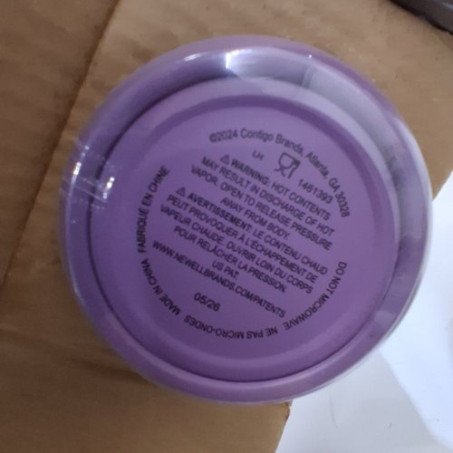 2PC CONTIGO LEAK AND SPILL PROOF THERMAL MUGS - BPA FREE - 16OZ - PURPLE/BROWN image 2