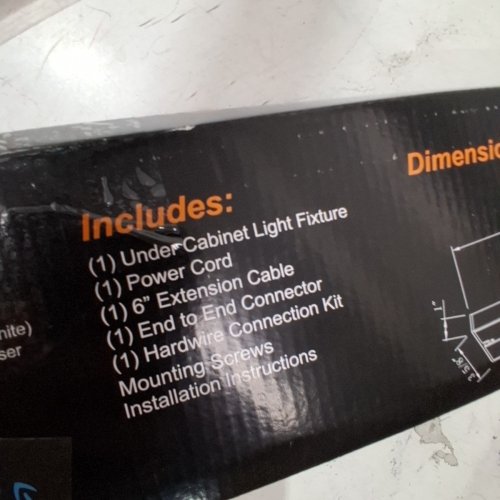 INLIGHT LED UNDER-CABINET LIGHT FIXTURE 2700 K, 3000 K, 4000 K - 950 LUMENS - WHITE image 6