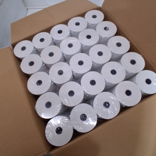50PK PHENOL FREE THERMAL PAPER RECEIPT ROLLS - 3 1/8" X 230FT - WHITE image 2