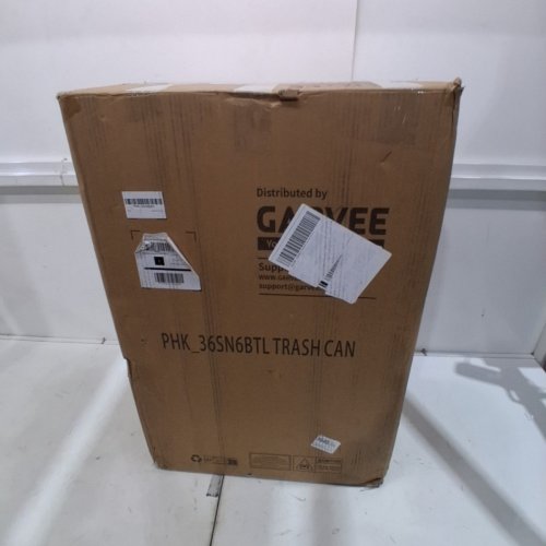 GARVEE STAINLESS STEEL DUAL GARBAGE/TRASH CAN/BIN WITH SOFT-CLOSE LID - 30L (15L + 15L) - SILVER/BLACK (MODEL: PHO_15BE54P5) image 5