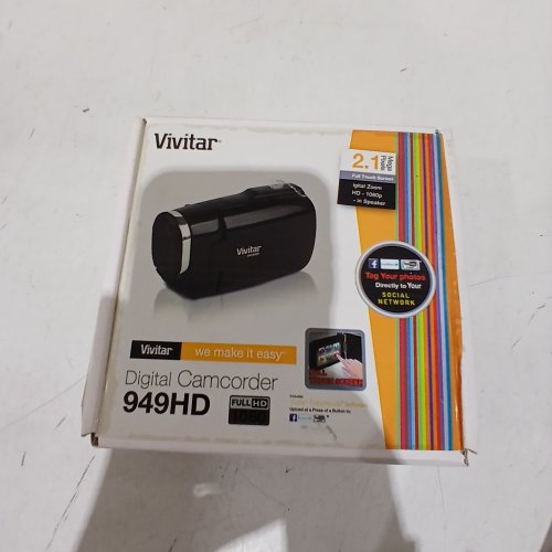 VIVITAR DIGITAL CAMCORDER - 2.1 MP, 1080P - BLACK (MODEL: 949HD) image 2