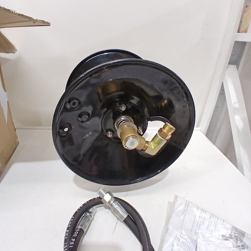 MEKOH HOSE REEL FOR PRESSURE WASHER - HOLDS 50FT OF HOSE - BLACK image 3