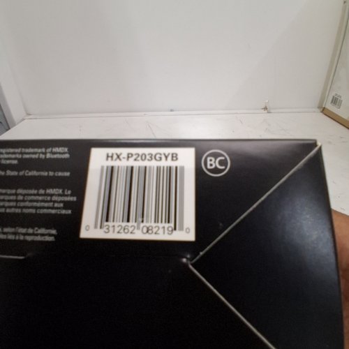 HMDX STREET MINI WIRELESS SPEAKER - BLACK (MODEL: HX-P203GYB) image 2