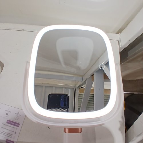 MOCADO MAKEUP MIRROR WITH LIGHTS 1X/20X MAGNIFYING MIRROR WITH LIGHT - WHITE image 2