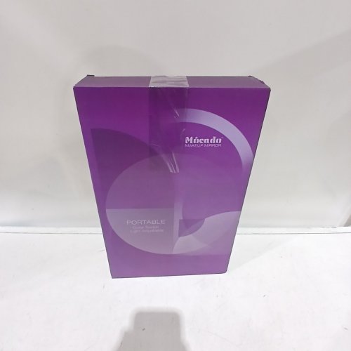 MOCADO MAKEUP MIRROR WITH LIGHTS 1X/20X MAGNIFYING MIRROR WITH LIGHT - WHITE image 4