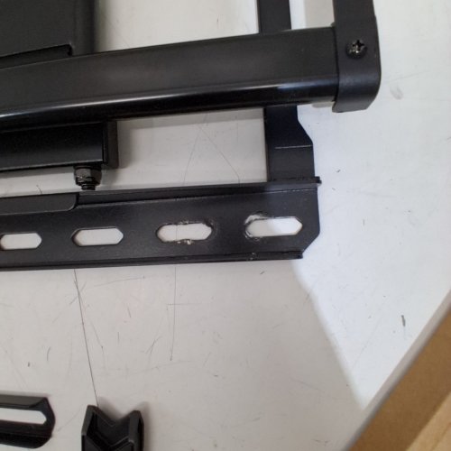 USX MOUNT FULL MOTION PRE-ASSEMBLED UNIVERSAL TV WALL MOUNT - FITS 37"-90" TVS AND 24" WOOD STUDS 150LBS MAX - BLACK - (MODEL: XML025-09) image 3