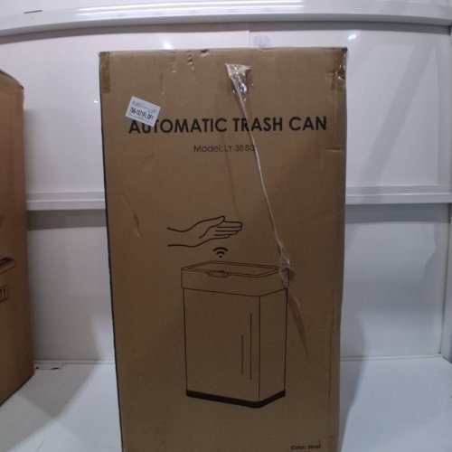 TOUCHLESS AUTOMATIC MOTION SENSOR TRASH CAN - 80L - SILVER (MODEL: LY-38) image 6