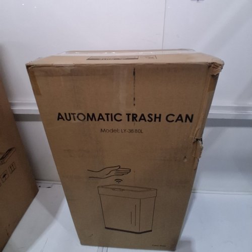 TOUCHLESS AUTOMATIC MOTION SENSOR TRASH CAN - 80L - SILVER (MODEL: LY-38) image 7