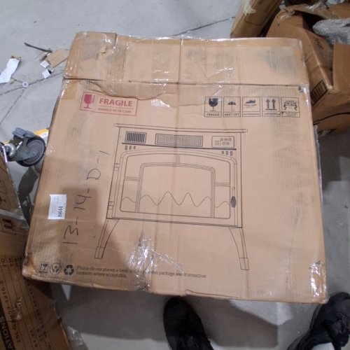 ROCYIS FREE STANDING 1500W ELECTRIC FIREPLACE WITH REMOTE - RED (MODEL: HKFS005) image 6