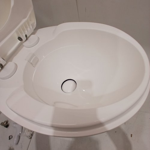 KOHREE RESIDENTIAL HEIGHT RV TOILET - 18.5" STANDARD HEIGHT - WHITE (MODEL: KR3141-CA) image 10