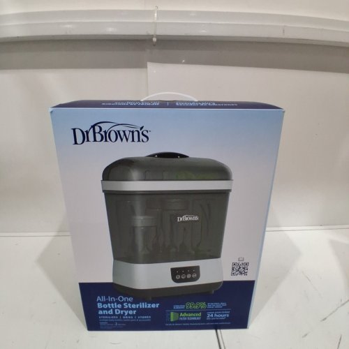 DR. BROWNS ALL-IN-ONE BABY BOTTLE / PACIFIER STERILIZER & DRYER - GREY (MODEL: AC177) image 7