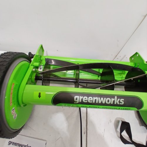 GREENWORKS 14" REEL LAWN MOWER - GREEN (MODEL:RM1400) image 2