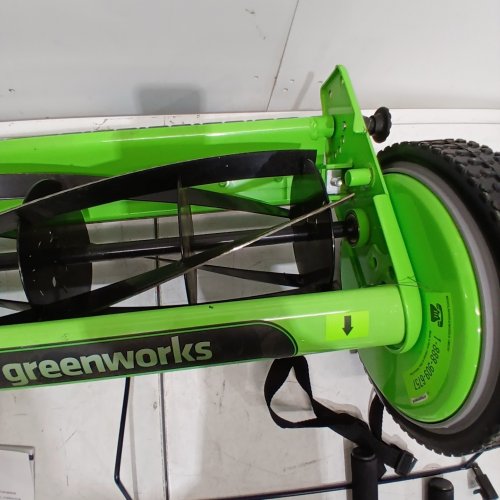 GREENWORKS 14" REEL LAWN MOWER - GREEN (MODEL:RM1400) image 3